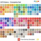 221 Colors Complete Set Fuse Beads Collection