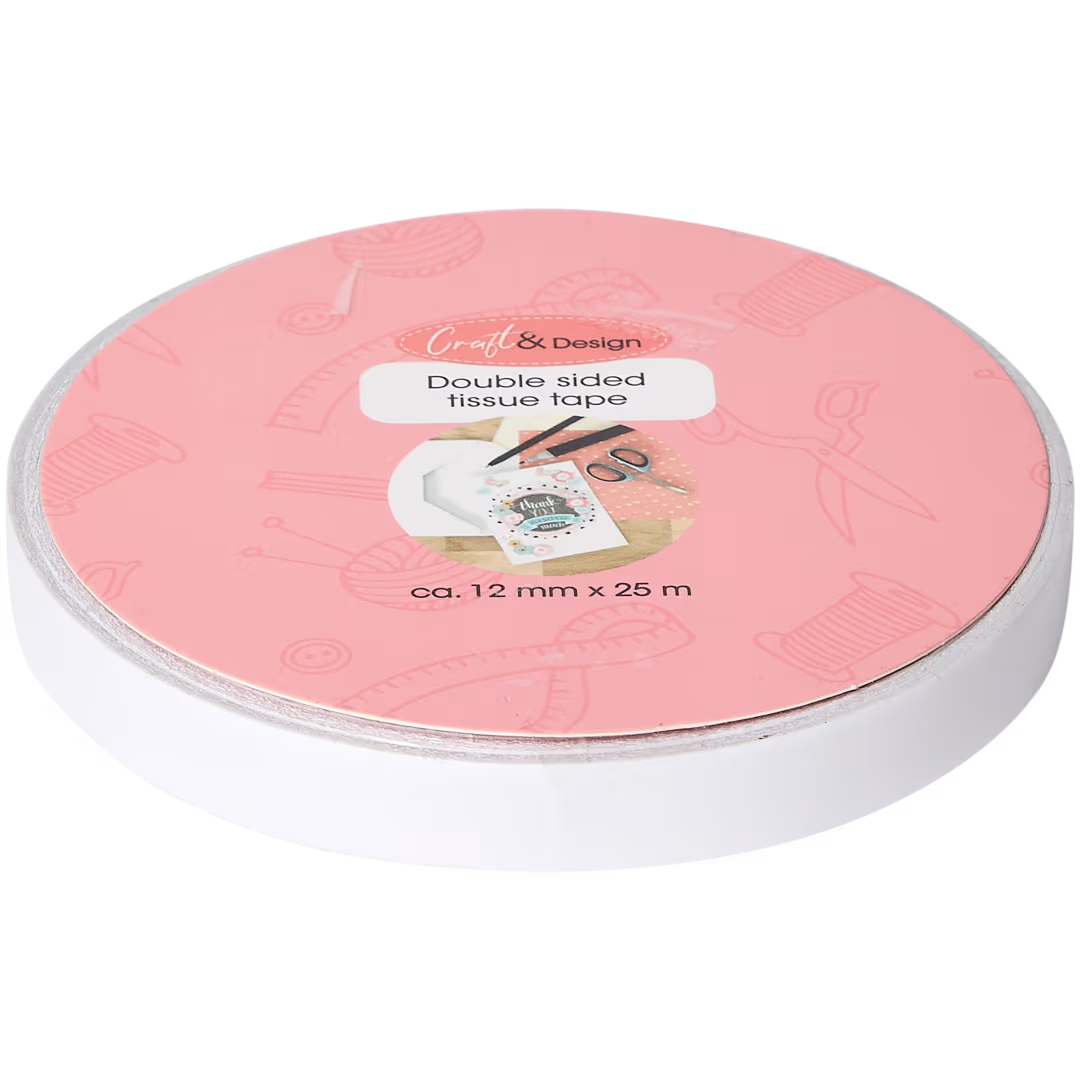Double-sided tissue tape