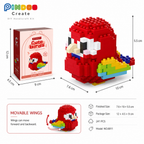 Mini Brick Birds Collection, 12 Cute Bird Building Kits