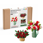 Soft Flower Bouquet - Floral Bead Puzzle Series